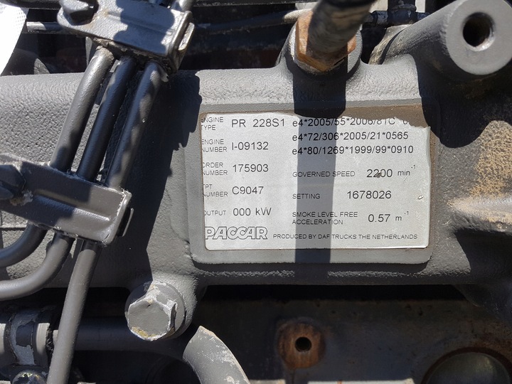 фото №6, Двигун комплектний daf 75 cf євро 5 310 km тип pr 228s1