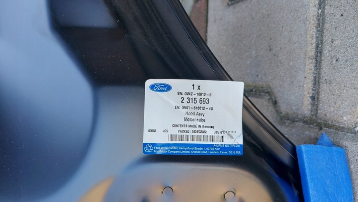 фото №5, Капот кришка двигуна ford kuga ii 2 mk2 12 13 14 15 втулка стабілізатора usa 16 17