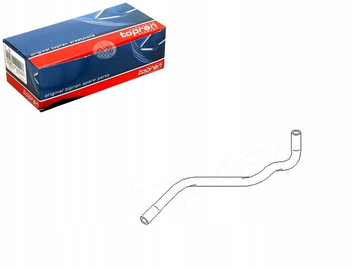 фото №1, Topran шланг радіатор seat cordoba 1.6 i 6k1.