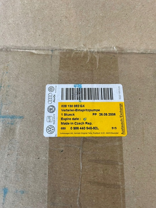 фото №9, Насос впрыскивающий vw 028130082gx