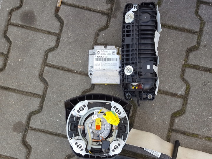 фото №7, Vw touareg ii 7p 10-13r панель консоль подушки подушка безпеки ремені комплект захист колонки