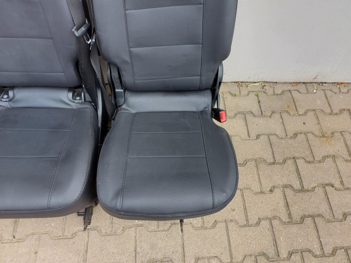 фото №5, Mercedes w447 vito v220d сидіння тканинний чохли шкіряні 3 ряд