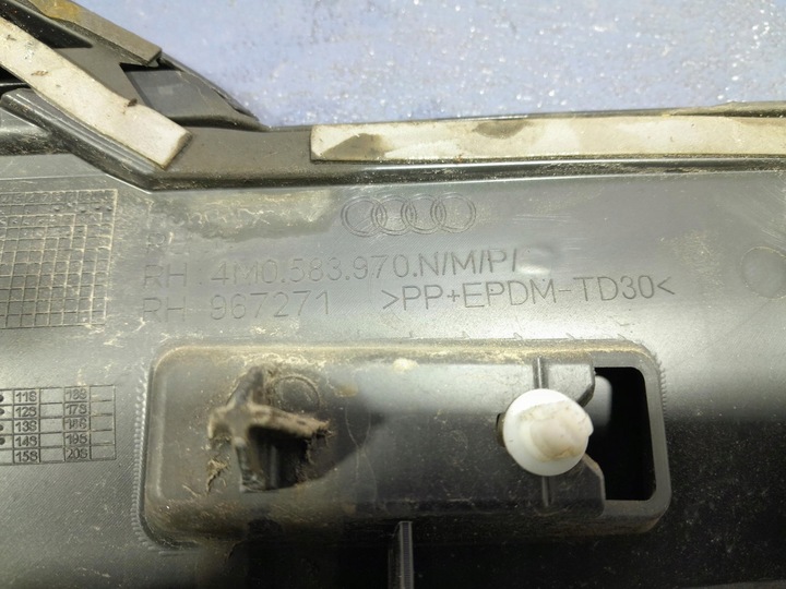 фото №5, Audi q7 ii 4m рестайлінг планка двері праві зад s-line 4m0583970 lc9x