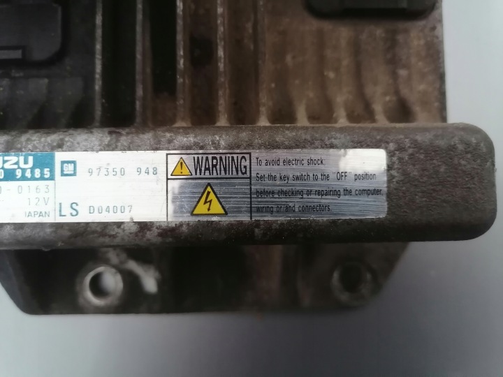 фото №7, Блок управления двигателем (ecu) 8973509485 1.7cdti astra h wylog