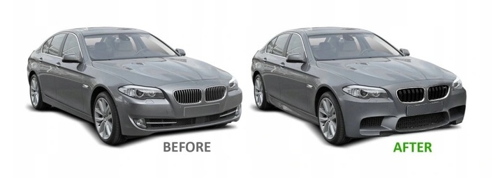 фото №6, Bmw f10 10-13 m набор бамперы пороги pdc -00----