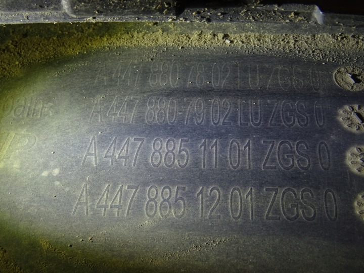 фото №12, Mercedes vito w447 v клас рестайлінг бампер задній  a4478807802 llu
