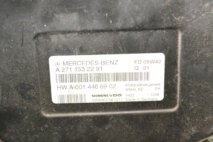 фото №7, Mercedes w203 1.8 компресор рестайлінг a2710107444 блок керування двигуном (ecu) комплект автомат
