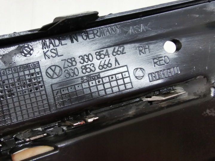 фото №7, Решётка бампера левый перед vw passat b8 3g0853666