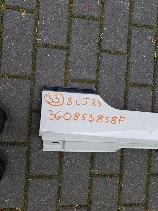 фото №3, Vw passat b8 правая планка пороговая порог накладка na порог 3g0853858f