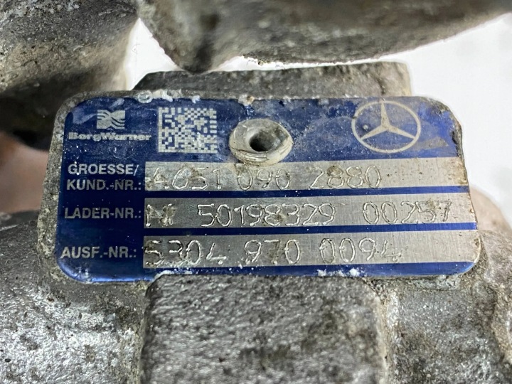фото №7, Mercedes w212 w204 2.2 cdi турбина турбонагнетатель a6510905780