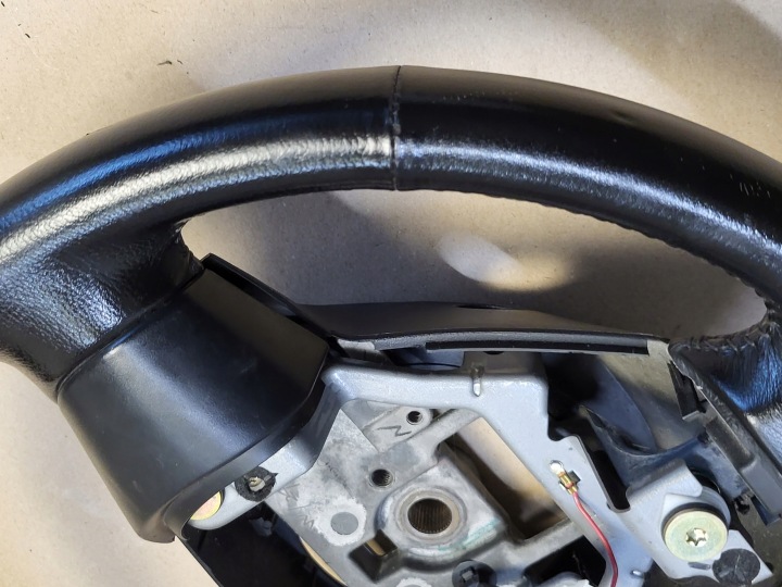 фото №9, Руль многофункциональный кожаный mazda rx8 rx-8 oem номер чёрная кожа