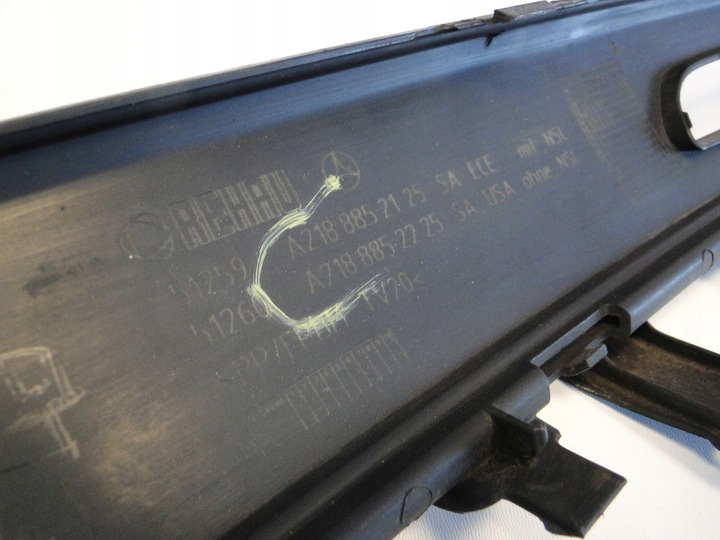 фото №10, Mercedes cls 218 накладка диффузор задний зад amg