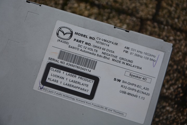 фото №8, Магнитола магнитола mazda 6 vi cvvm42f4jm gkk966dv0a