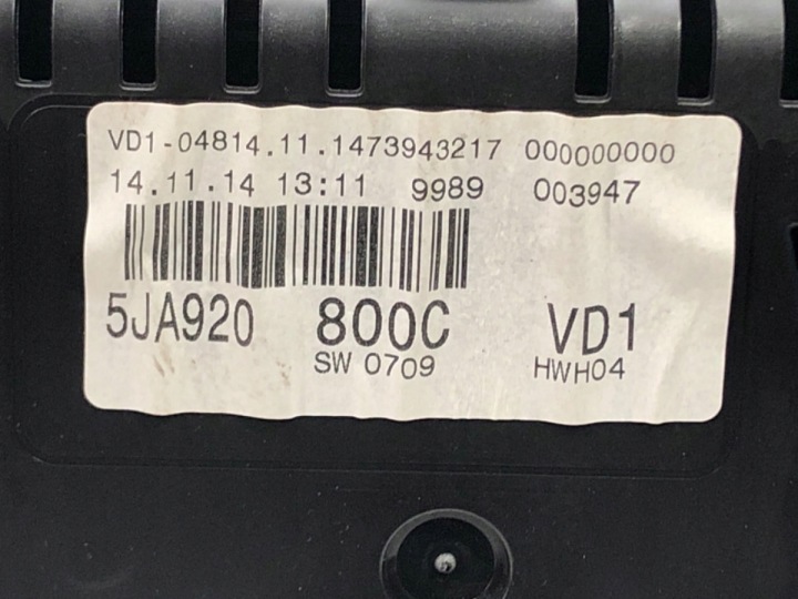 фото №5, Комплект стартовий блок керування  skoda rapid 5ja920800c 03l906023lk 1.6 90km