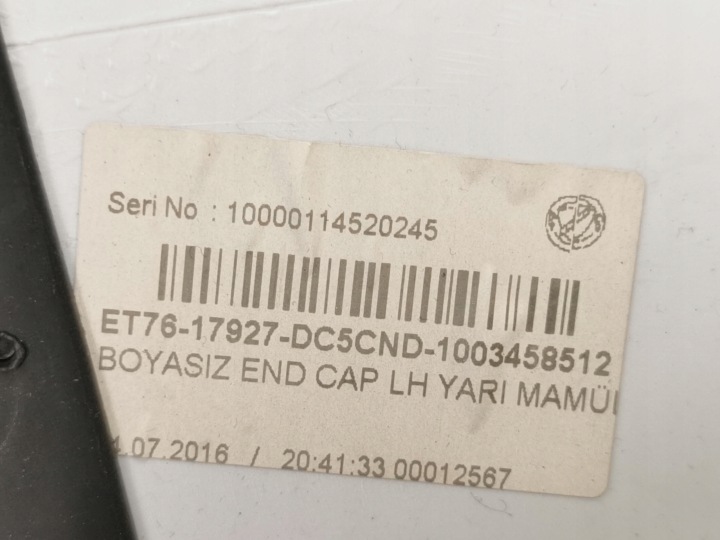 фото №7, Кутник ліве бампера зад ford transit/tourneo courier 14- oem номер 1848609