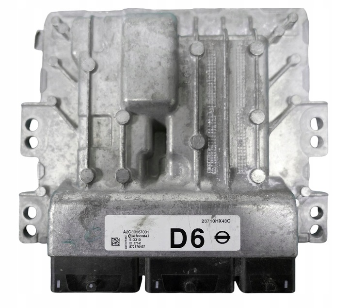 фото №1, Блок управления двигателя nissan qashqai 1.5 dci a2c39567001 23710hx43c + программирование