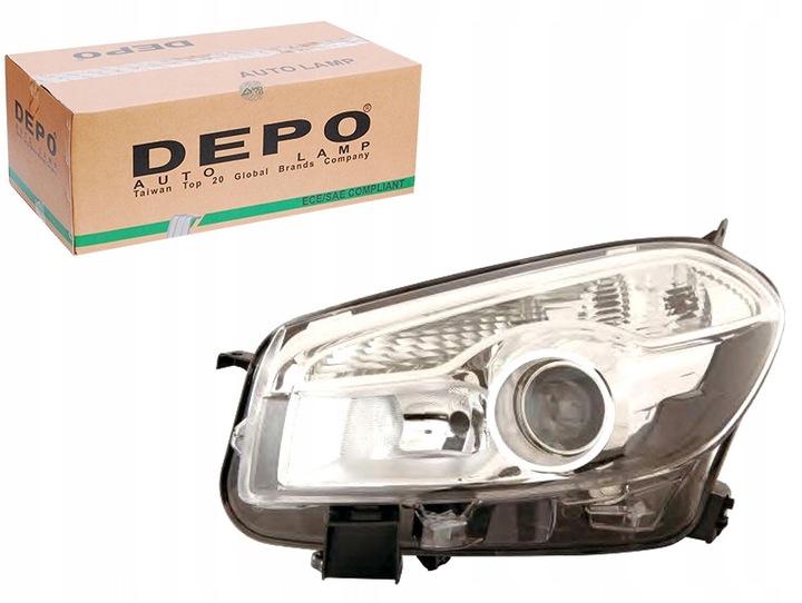 фото №1, Фара h7 електричний колір вкладиш: хромований