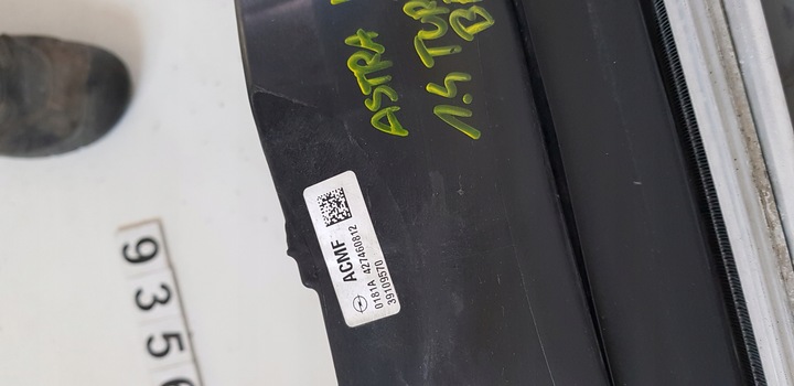 фото №9, Комплект радіатор вентилятор opel astra k 1.4 t aut