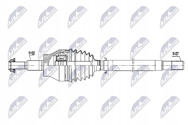 фото №2, Nty npw-ch-154 піввісь привідна