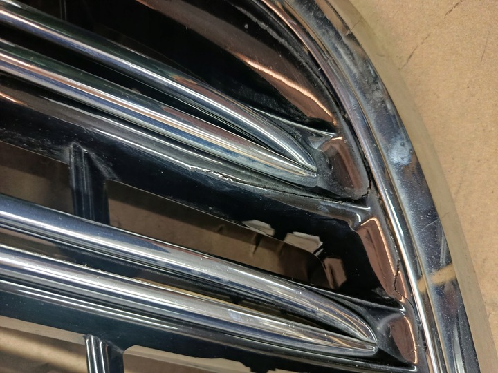 фото №13, Mercedes s-klasa w222 a222 рестайлінг решітка решітка радіатора перед хром pod радар amg