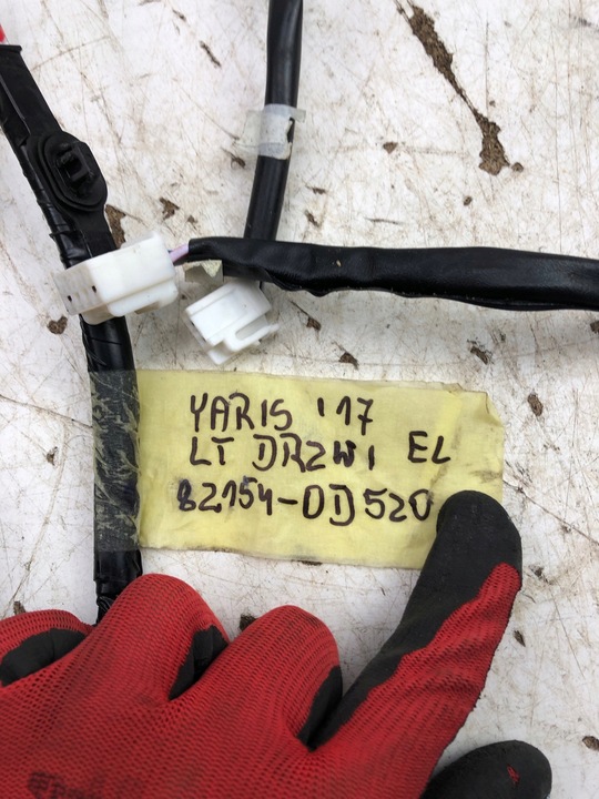 фото №6, Toyota yaris iii джгут двері лівий зад 4 el скла