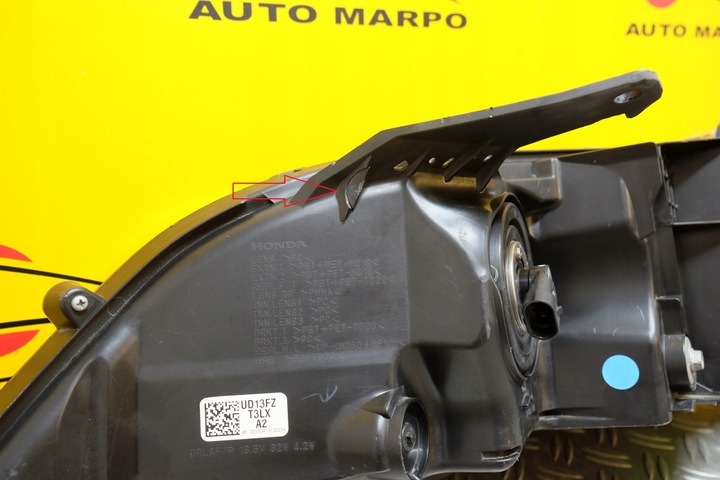 фото №11, Honda accord купе 2015- фара лампа обычная soczewkowa bez led r usa