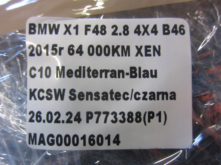 фото №13, Bmw x1 f48 usa жгут лампы led левый перед установка кабели 6821867