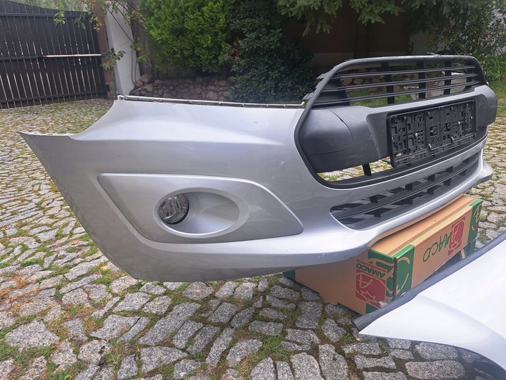 фото №10, Ford connect mk2 13-18 pas переднее бампер решётка радиатора замок лампы перед противотуманные фары