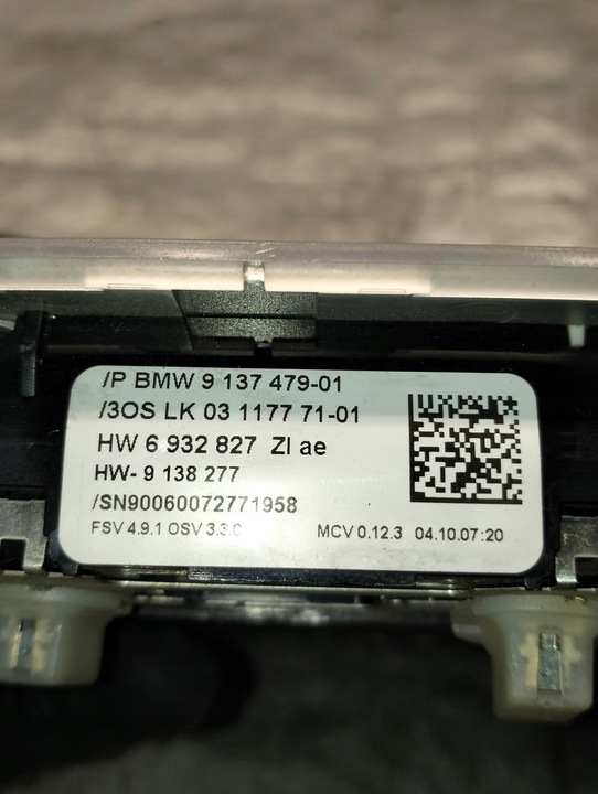 фото №9, Bmw e87 1 07r лампа освітлення інтер'єру перед стеля 9137479