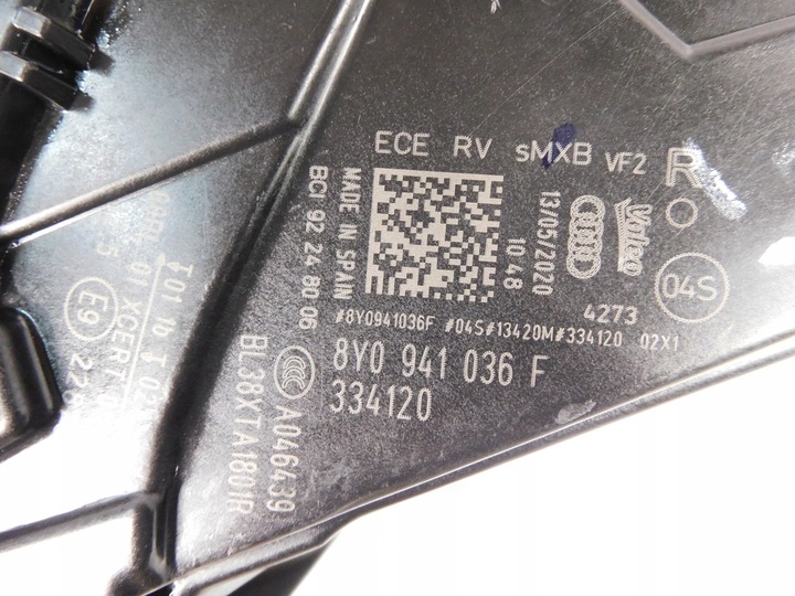 фото №12, Audi rs3 a3 8y лампа диодный matrix левая 8y0941036f