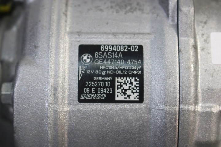 фото №8, Bmw 4 g23 насос кондиціонера 6994082 клімат компресор компресор denso 63at -