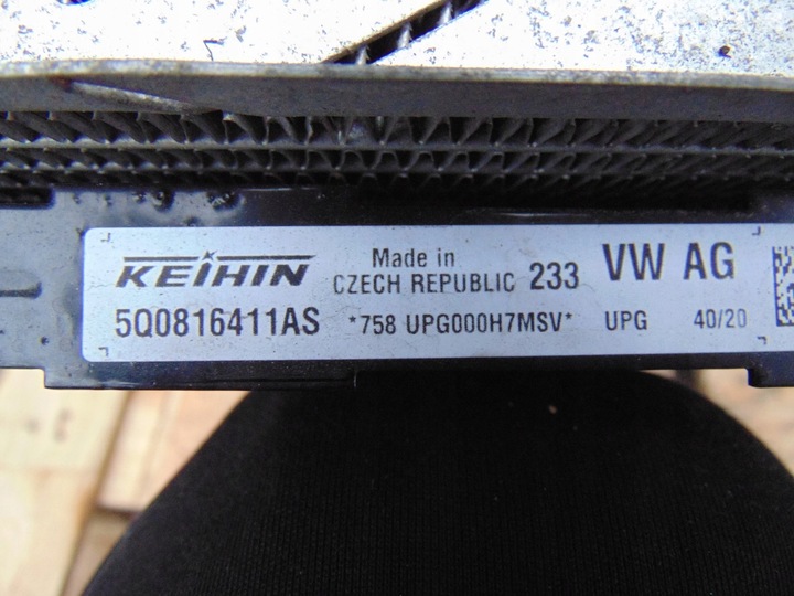 фото №14, Радіаторів води клімат vw seat skoda 5q0816411as