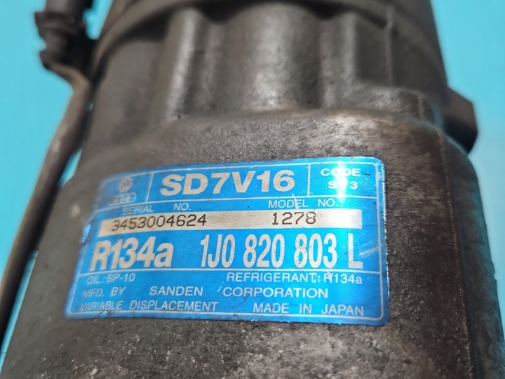 фото №8, Компрессор компрессор кондиционера skoda octavia i 1j0820803l