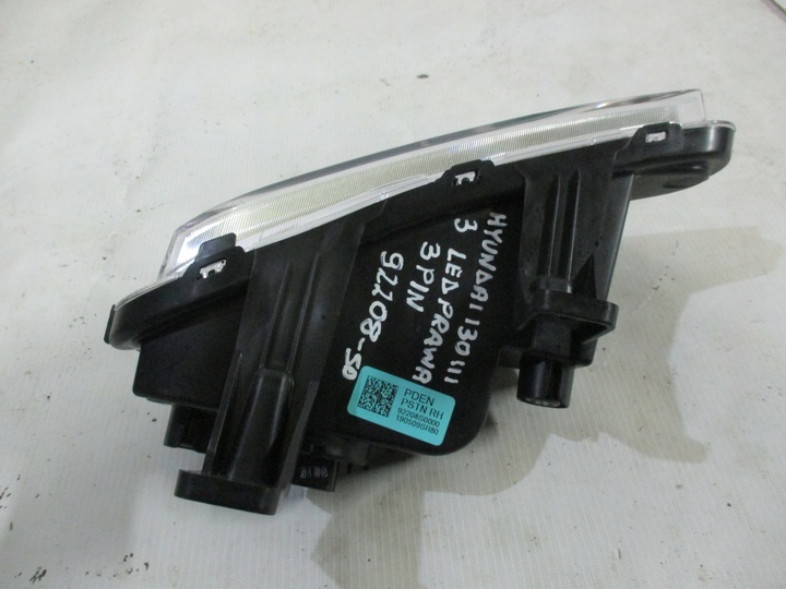 фото №8, Галоген правый hyundai i30 iii 3 led 3 pin 92208-s0