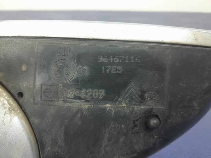 фото №6, Citroen c4 i дзеркало праві зовнішні pin 10 96467116