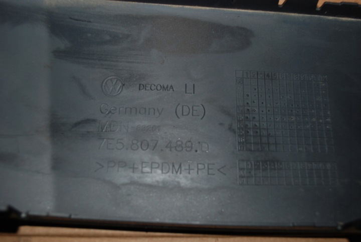 фото №6, Vw t5 рестайлинг 7e0807489d решётка бампера левая перед покрашенная