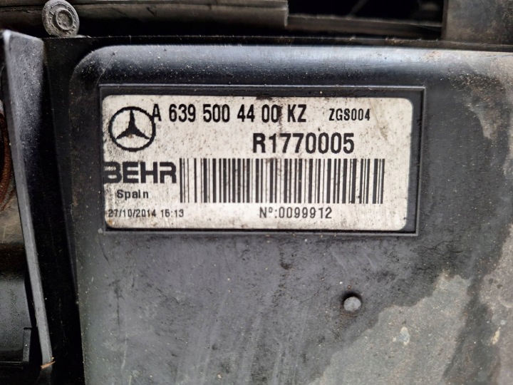 фото №9, Mercedes vito w639 рестайлінг 10-14 передня панель 2.2 cdi автомат
