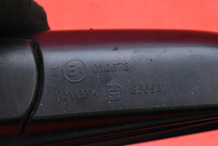 фото №13, Дзеркало ліве чорні eu 87940-0d030 toyota yaris 1 i 99-03 5 pin