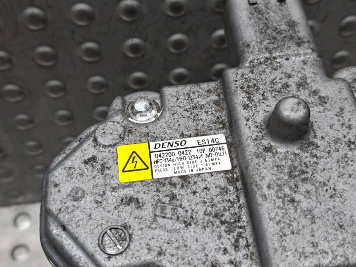 фото №6, Компресор кондиціонера toyota prius 09-15 1.8 hsd 042200-0422