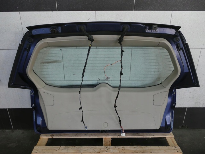 фото №13, Mitsubishi outlander ii кришка багажника скло лампи зад задня синя 37e