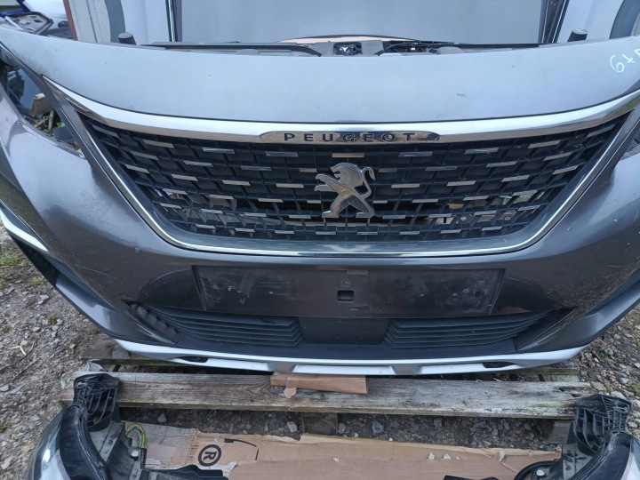 фото №9, Peugeot 3008 ii gt line капот бампер радіатор лампи комплектний перед evlc