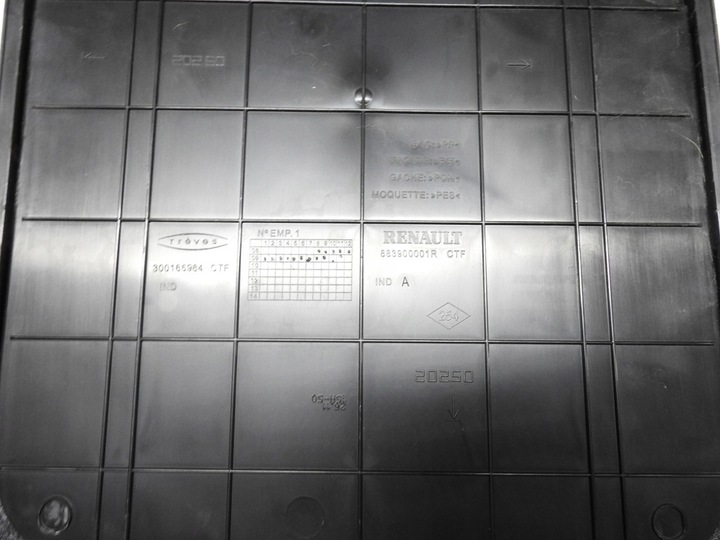 фото №7, Renault scenic iii 09-16 бардачок выдвижной ящик сиденья зад 883900001r