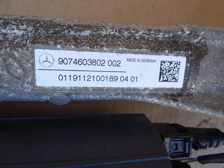 фото №7, Mercedes sprinter 907 910 прокладка переробка консоль панель рейка рульового управління