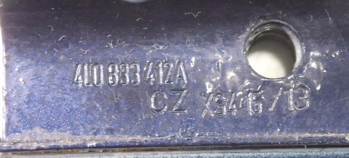 фото №10, Петля дверь правые зад dół 4l0833412a lz5e audi q7