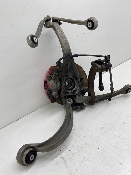 фото №10, Audi a6 c7 3.0 tdi поворотна опора ліва перед супорт важіль комплект!