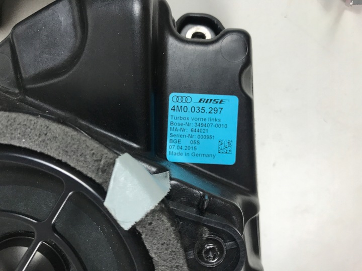 фото №7, Озвучення динамік систем car аудіо i bose audi q7 sq7 4m0035223