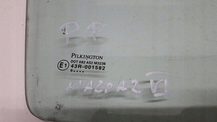 фото №2, Mazda 2 ii 02-07 стекло з дверь правый перед