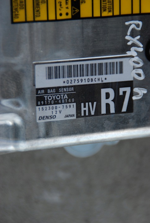 фото №2, Lexus rx400 ii датчик модуль подушек подушка безопасности