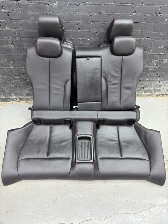 фото №13, Сиденья диван обшивки bmw f32 sport чёрная кожа подогрев uk