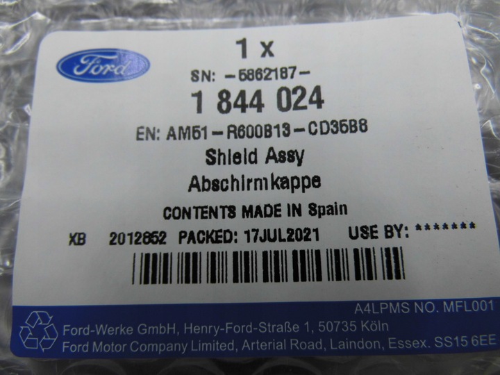 фото №11, Защита сиденья левого перед ford c-max mk2